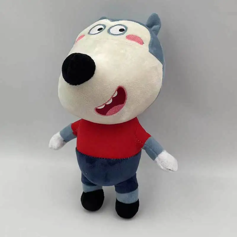 25cm Anime Wolfoo Família Brinquedos de pelúcia Cartoon Plushie