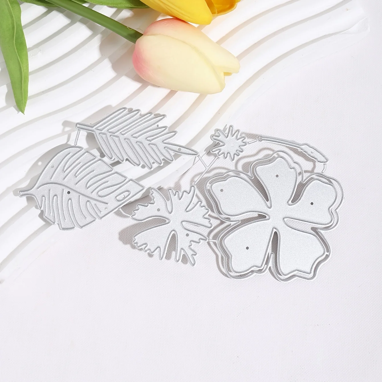 DIY NEW Design Craft Metal Stencil Mold Cutting Dies Flower Leaves Decoration Scrapbook Die Cut Album Paper Card Craft Embossing