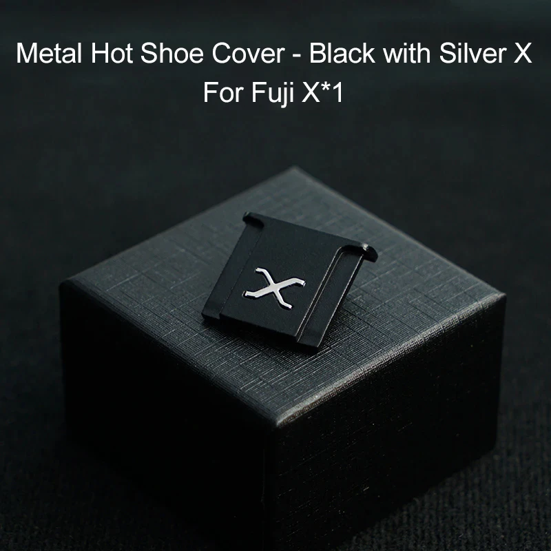Black with Silver X