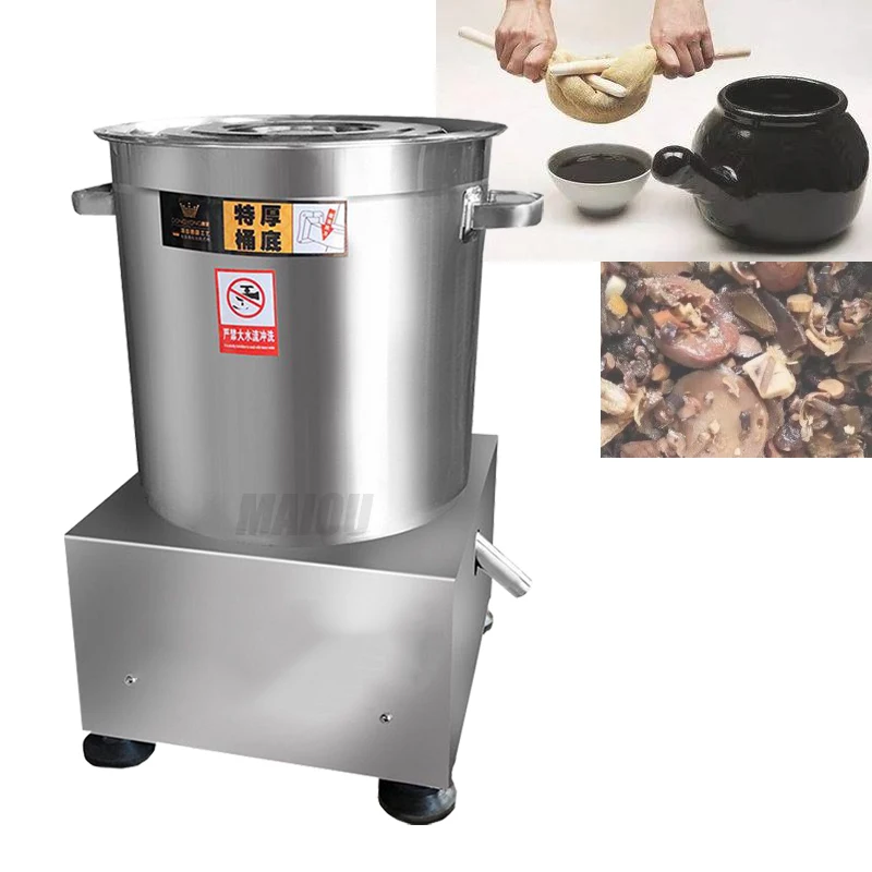 Stainless Steel Vegetable And Fruit Dryer Salad Rotator Cleaning Dehydrator Press Design Anti-skid Silicone Vegetable Centrifuge 5
