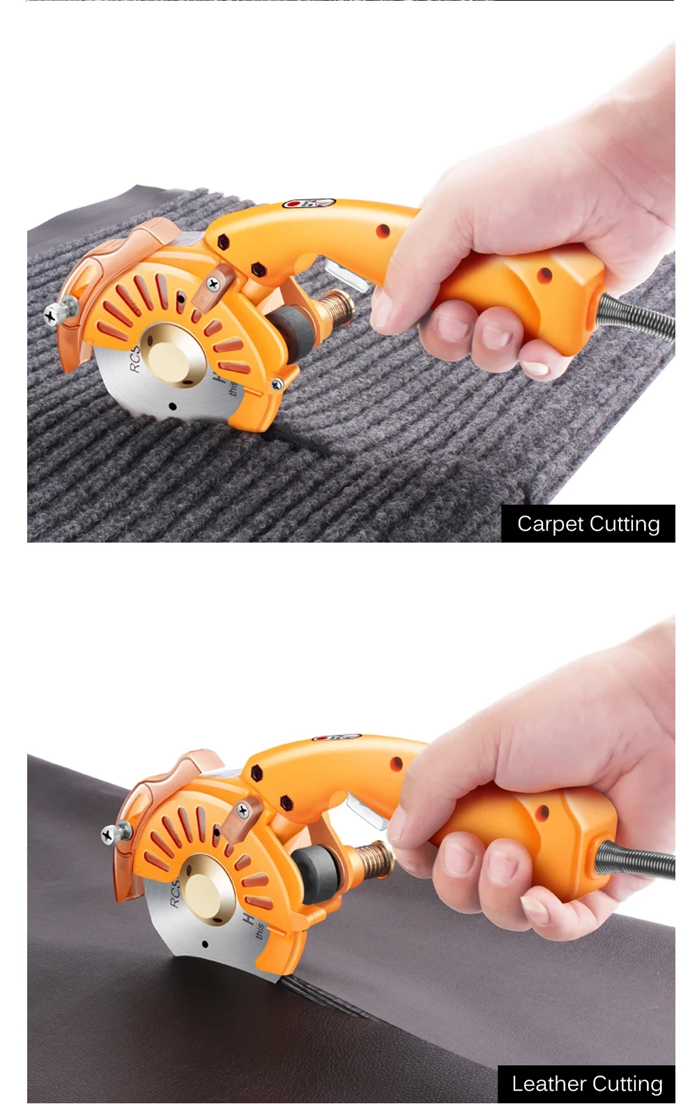 Electric Circular Knife Cutting Machine Servo 100 Direct Drive Electric Shears F