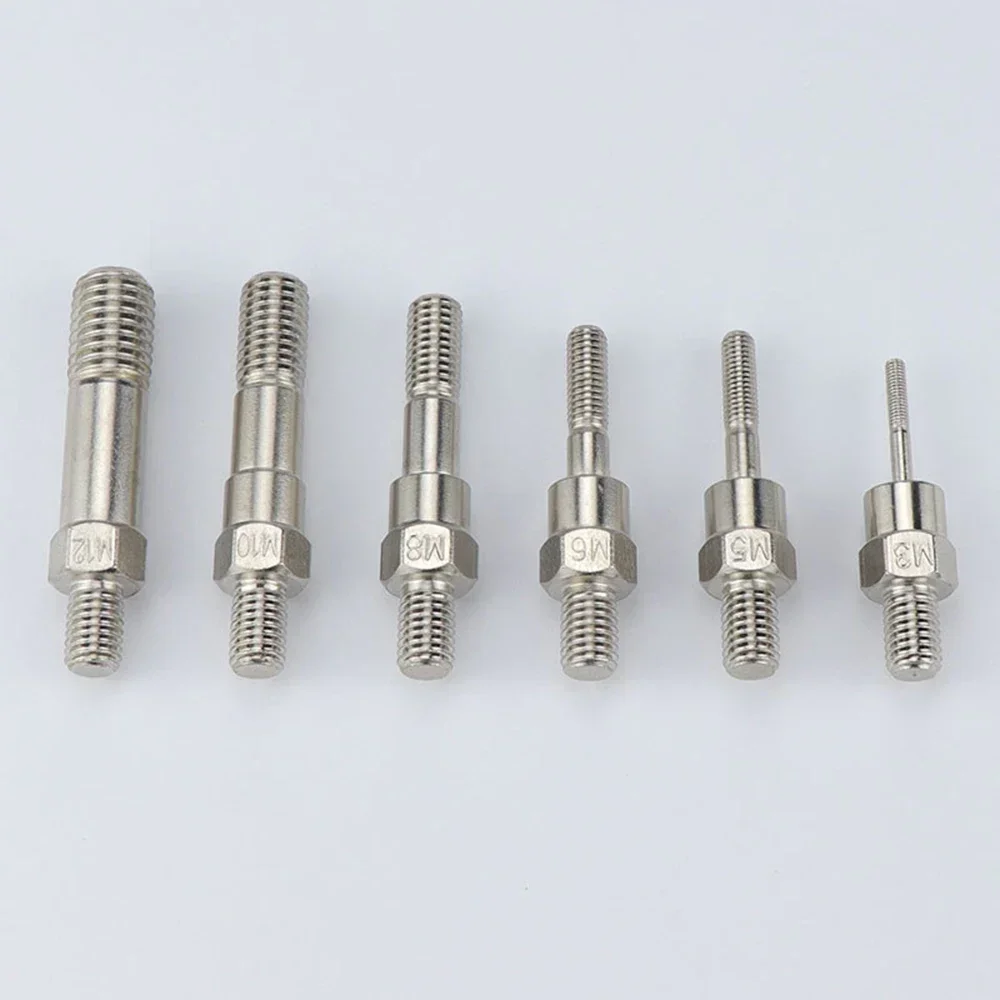 Hand Rivet Nut Gun Part Manual Threaded Rivet Head Replacement Screws Pull Rod For BT-606 605 607 M3 M4 M5 M6 M8 M10 M12 rivet gun,rivet nut tool,rivet gun set,rivet gun part