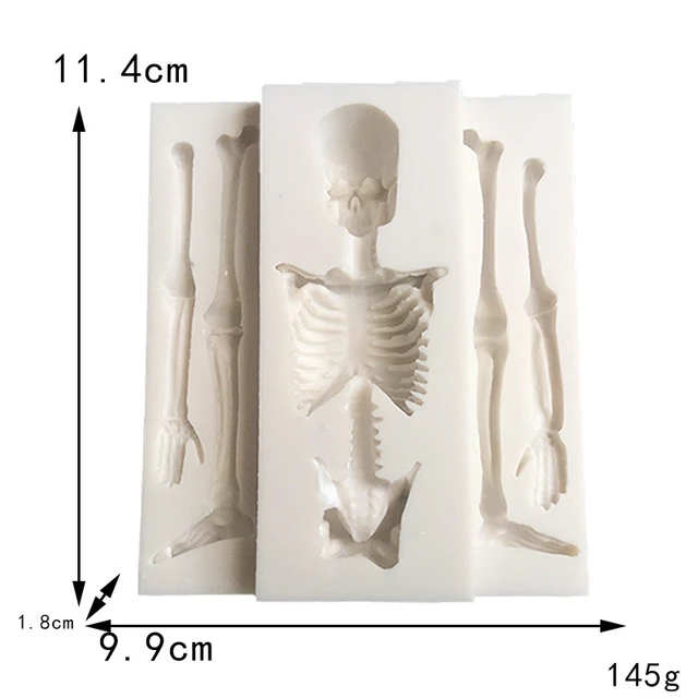 1:1 The Actual Size Skull 3D Silicone Fondant Cake Molds Halloween Series  Skull DIY Decor Embosser Mould Cake Baking Tools FM463 - AliExpress