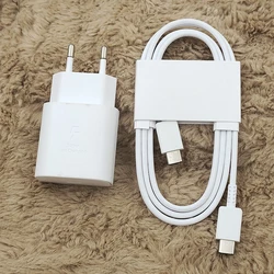 Samsung 25W EU USB - C Wall Charger with Super Fast Charging Capability - White EU Add 1M