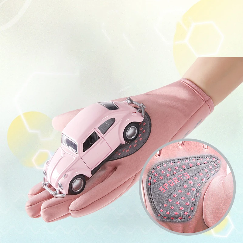 Winter Cycling Gloves Children Autumn Winter Warm Windproof Sports Gloves Boys Girls Skateboard Fleece Skiing Kids Gloves 2