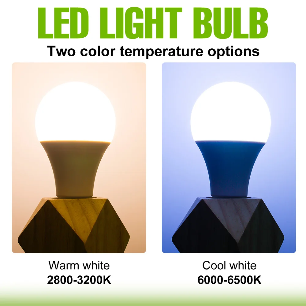 20W LED 전구 E27/E26 램프 E14 샹들리에 전구 3W 6W 9W 12W 15W 18W 3000K/6500K 에너지 절약 AC220V 가정용 거실