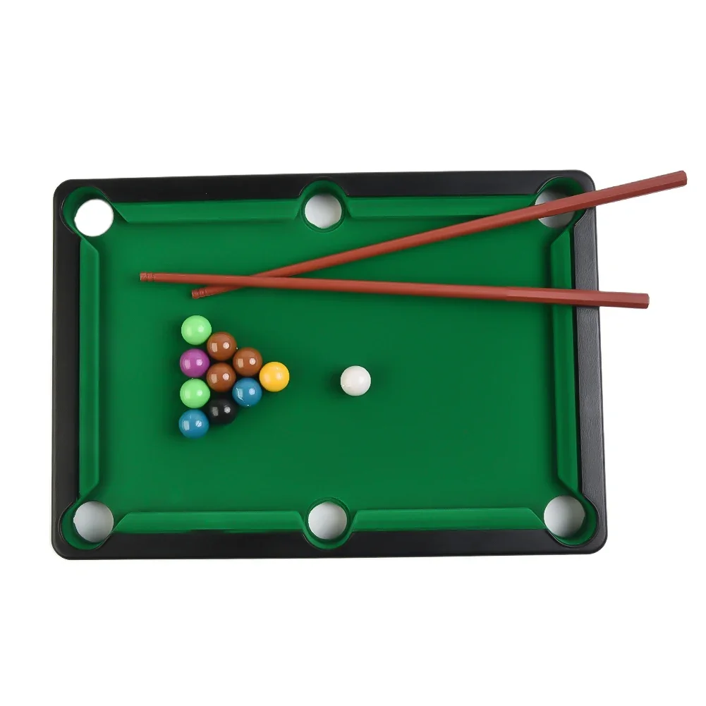 Pool Table Playset Game Table Cue Ball Tripod For Kids Adults Portable Interactive Family Fun Entertainment
