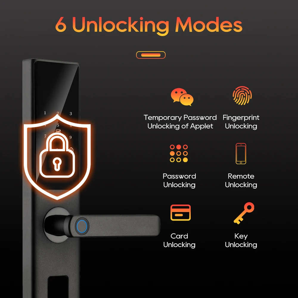 SANKESONG Tuya الذكية البيومترية بصمة قفل الباب وا...