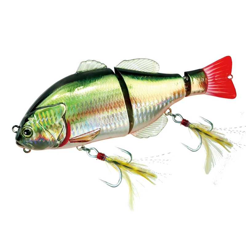 Aoclu-schwimmender Swimbait-Angel köder, Bass köder, frisches Salzwasser, bkk starke Haken, Vibration, Elritze, 160mm, 72g, 9 Farben – Detail 9