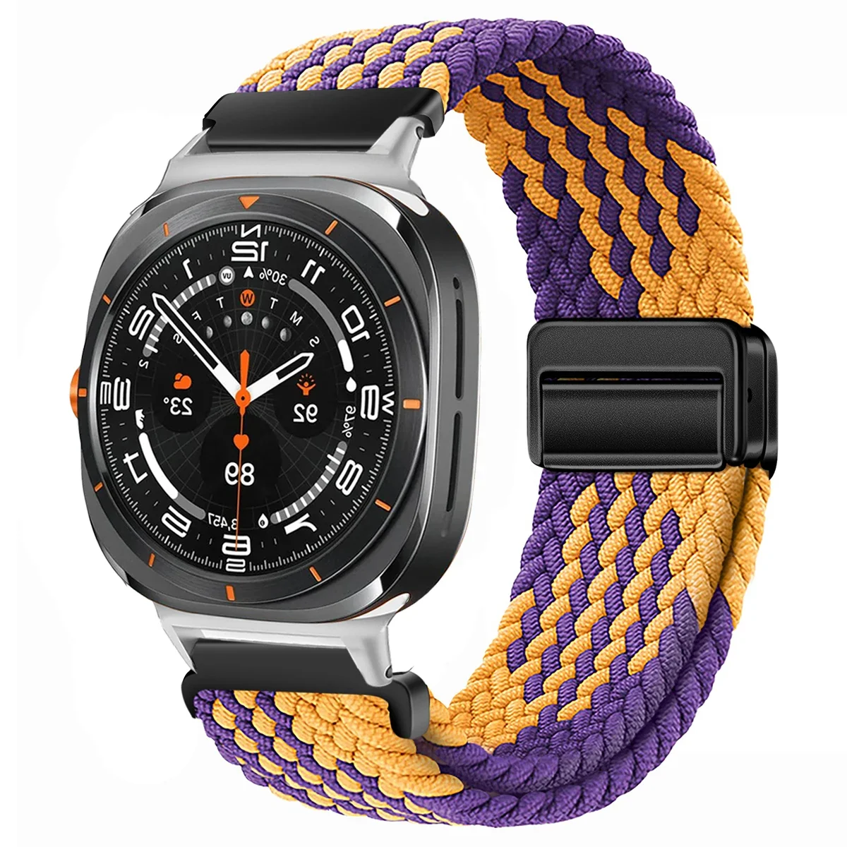 Magnetic Nylon Braided Sport Bracelet Strap