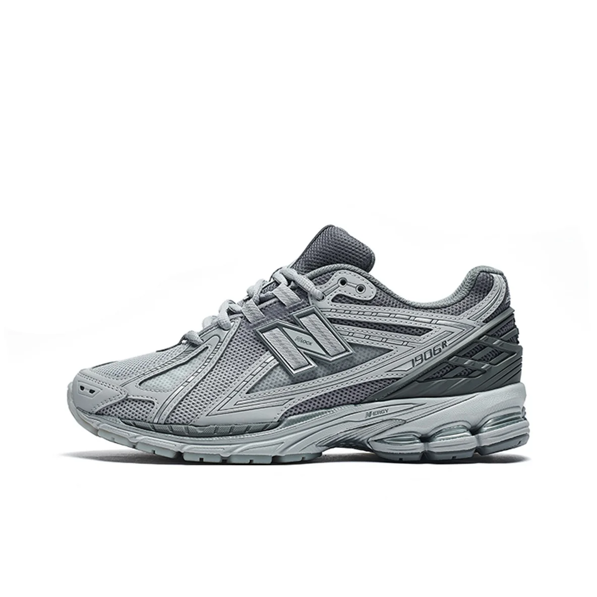 New Balance NB 1906R Chaussures de course décontractées basses confortables et polyvalentes en tissu rembourré unisexe gris U1906RNY 1