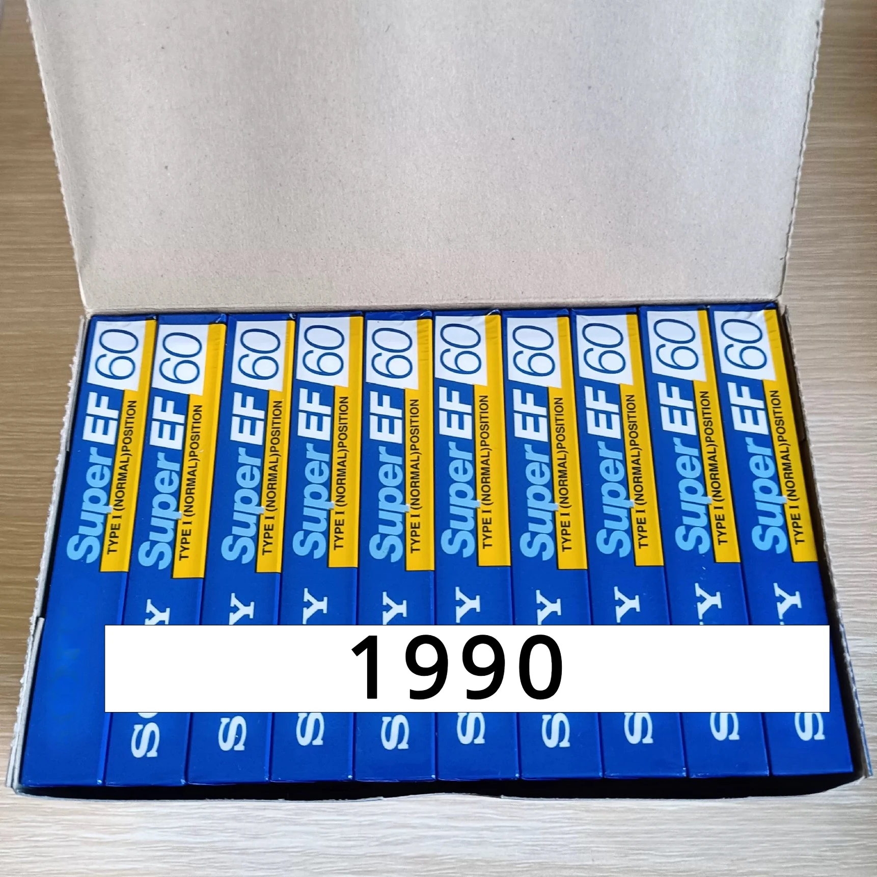 Audio Cassette Tape 1Pcs 1990 Year Retro Sealed Normal Position Blank For Sony Collection