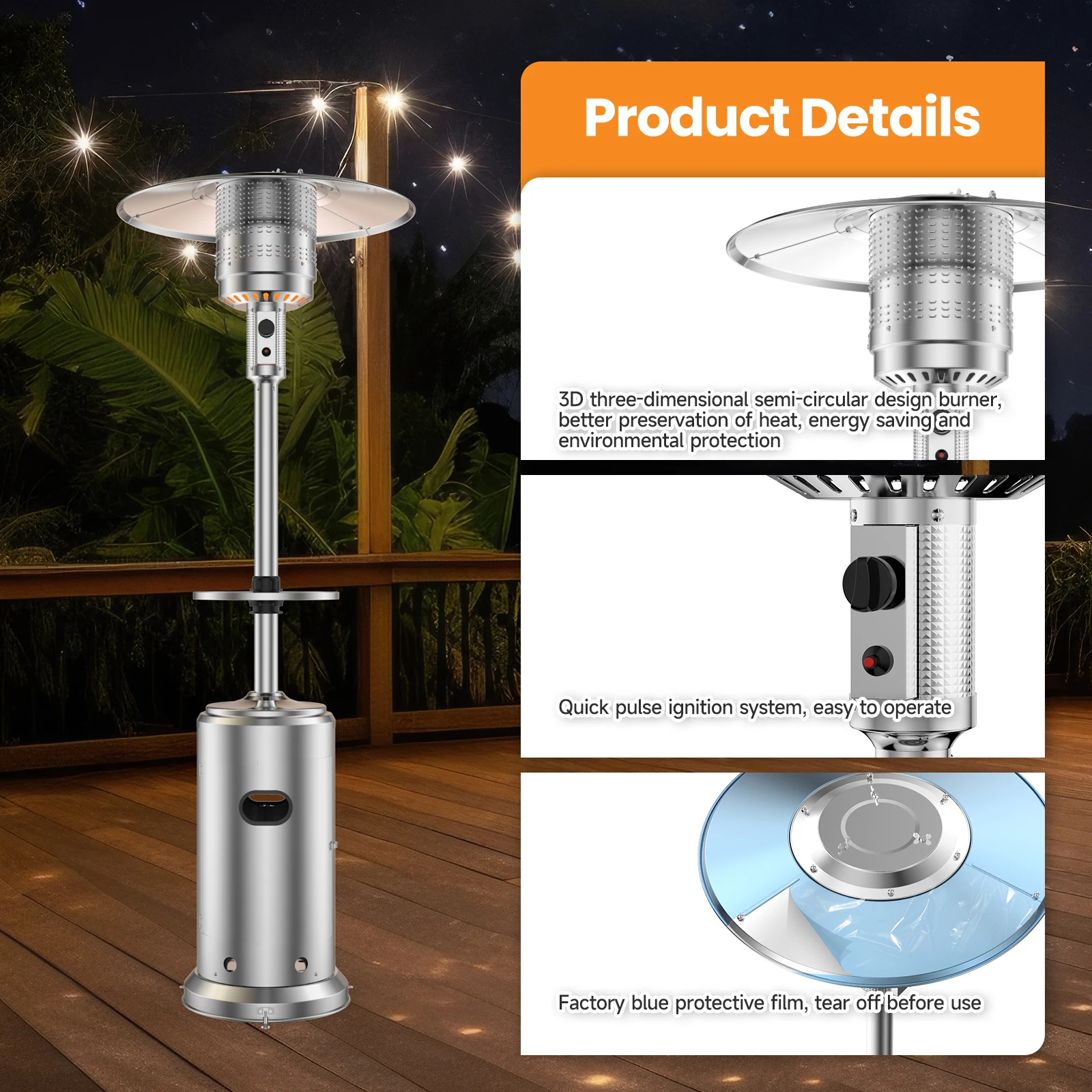Umbrella Propane Patio Heater 1