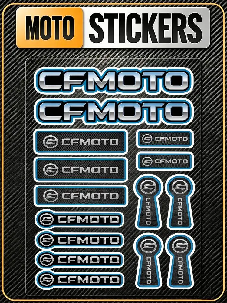 CFMOTO용 고시인성 반사 방수 데칼 스크래치 커버 스티커 자동차 오토바이 헬멧 냉장고용