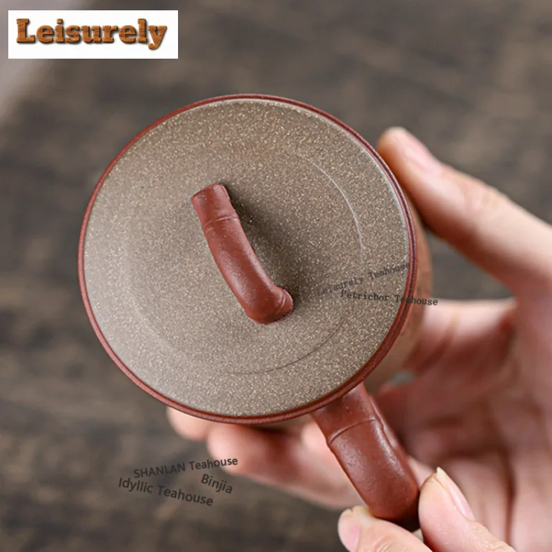 250ml Yixing Purple Clay Beauty Coffee Mug Latte Cereal Mug Afternoon Tea Mug Coffee Milk Pot Office Water Cup Tea Items Craft