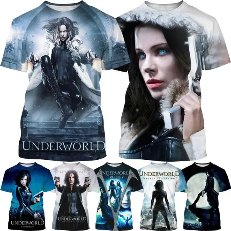 Fashion Personalized Men Clothing Sci-fi Movie Underworld 3D Print