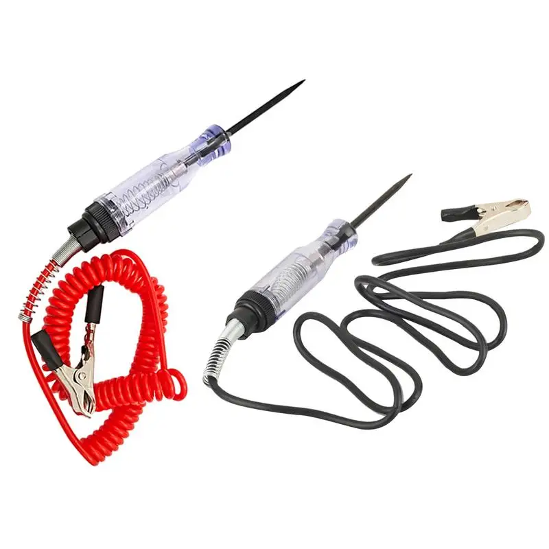 

Auto 6-24 V DC Car Truck Voltage Circuit Tester Car Test Long Probe Pen Light Bulb Automobile Car Test Polarity Pen Tools