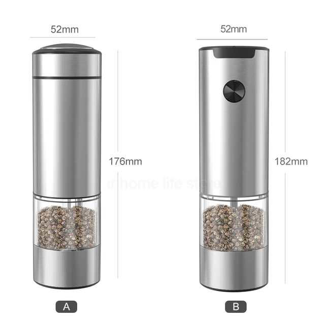 Macinapepe E Sale Elettrico SANGCON - A Gravità, 8 Oz, Alimentato A Batteria, Nero - Foto 5