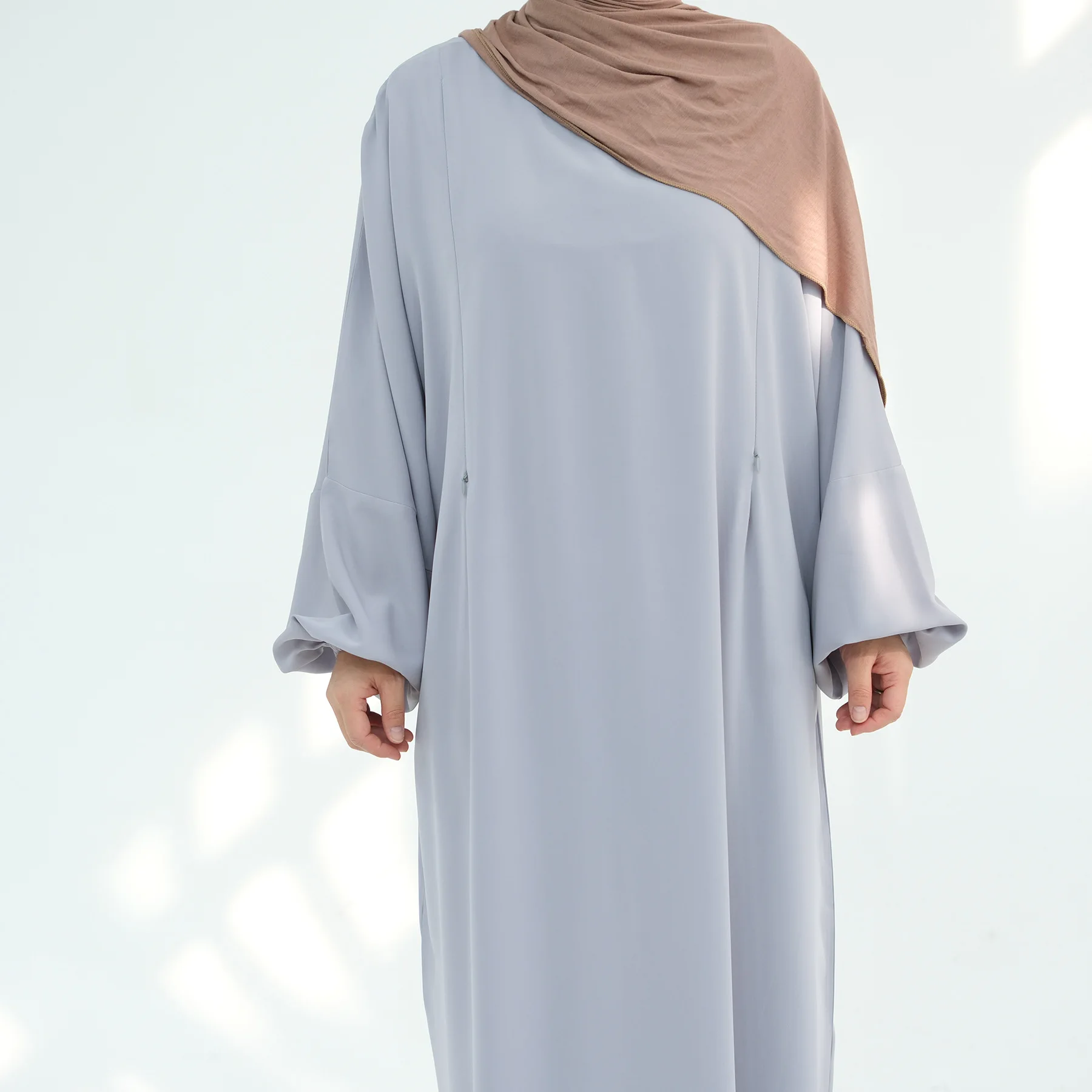 عبايات إسلامية متواضعة قفطان فساتين للرضاعة الطبيع...