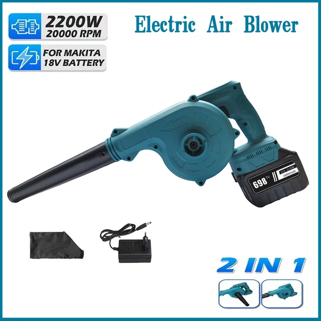 Electric Air Blower Cordless Vacuum Cleaner Handhold Rechargeable Garden Operat Power Tools Compatible Makita 18V Battery