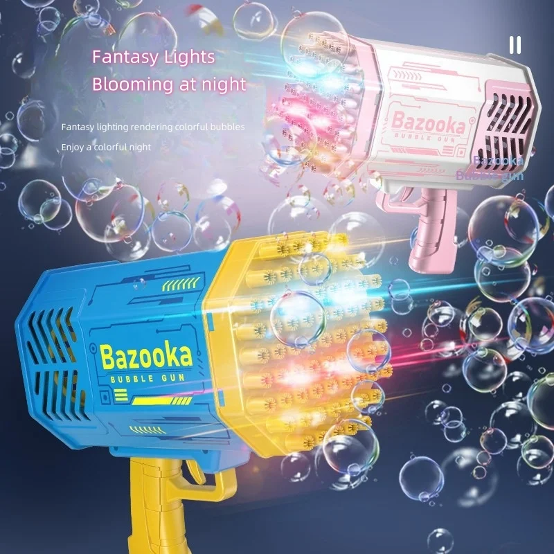 69 Rocket Bubble Gunner With Bubble Machine Toy Water Gun Children's Bubble Gun Gatling Super Large Automatic Bubble Machine 3