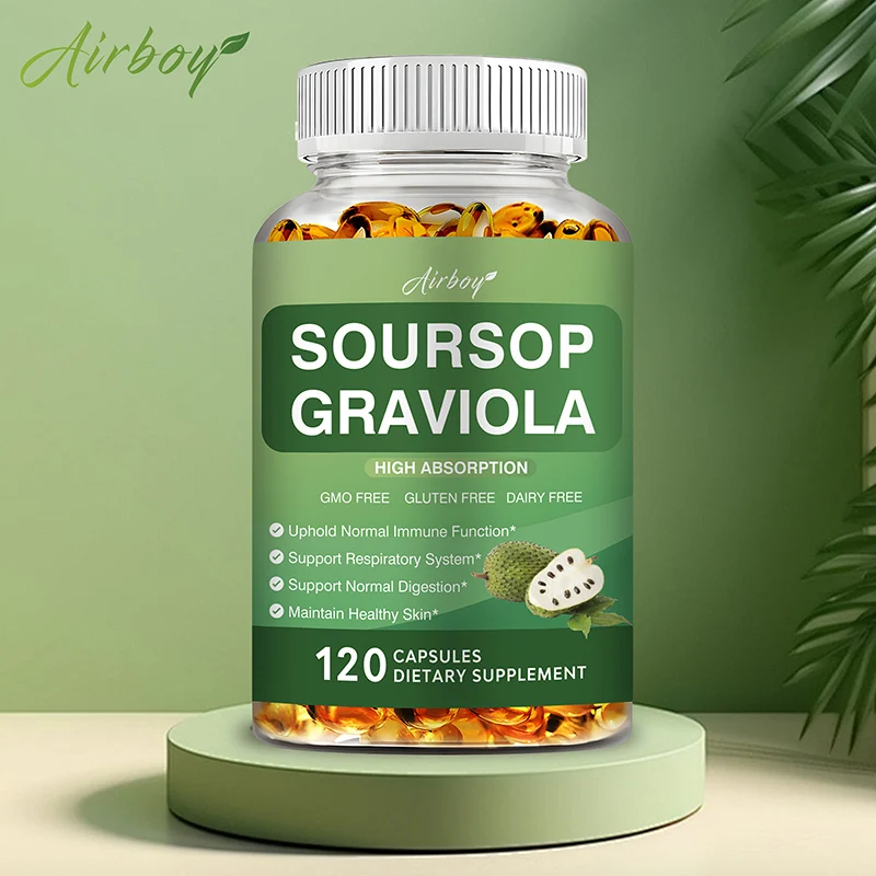 Soursop Graviola-Powerful Antioxidant, Promote Digestion & Cellular Health, Strengthen Immunity soursop supplement