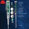 Three-lamp Voltage Tester Pen Built-in Buzzer Non-contact Induction Test Pencil Voltmeter Power Detector Screwdriver Indicator 6