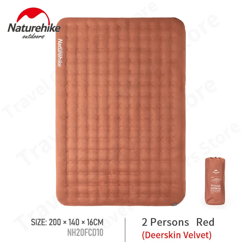 INFLATABLE CAMPING MATTRESS - AIR BASIC 140 CM - 2 PEOPLE