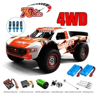 Rc Car Off Road 4x4 50km/h or 70km/h High Speed Brushless Motor Monster Truck 1/16 Desert/Snow Racing Drift Cars Toys for Boys 1