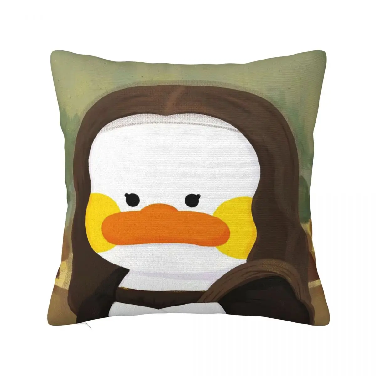 

Yellow Duck Pillowcase Printed Polyester Cushion Cover Decoration Animal Cartoon Throw Pillow Case Cover Home Zipper 45*45cm