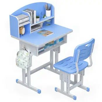 Wooden Kids Study Desk and Chair Set 1