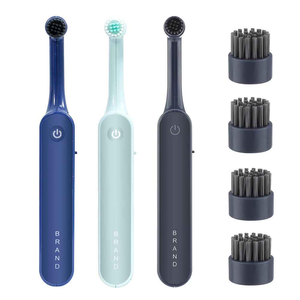 Electric Rotating Toothbrush Teeth Cleaner Plaque Stains Tartar Remove