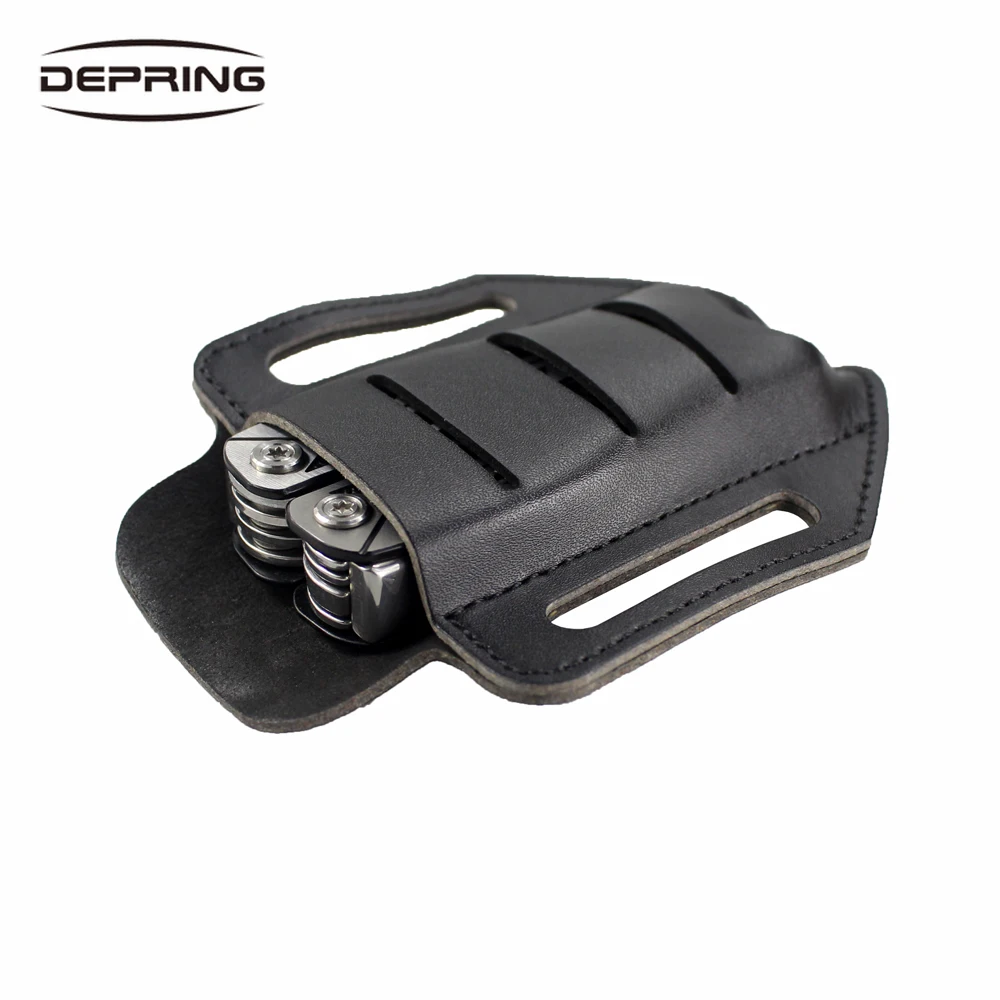 

Tactical Single Pocket Leather Tools Sheath Knife&pen&flashlight Organizer Holder Holster Belt Pouch Multipurpose Pouch