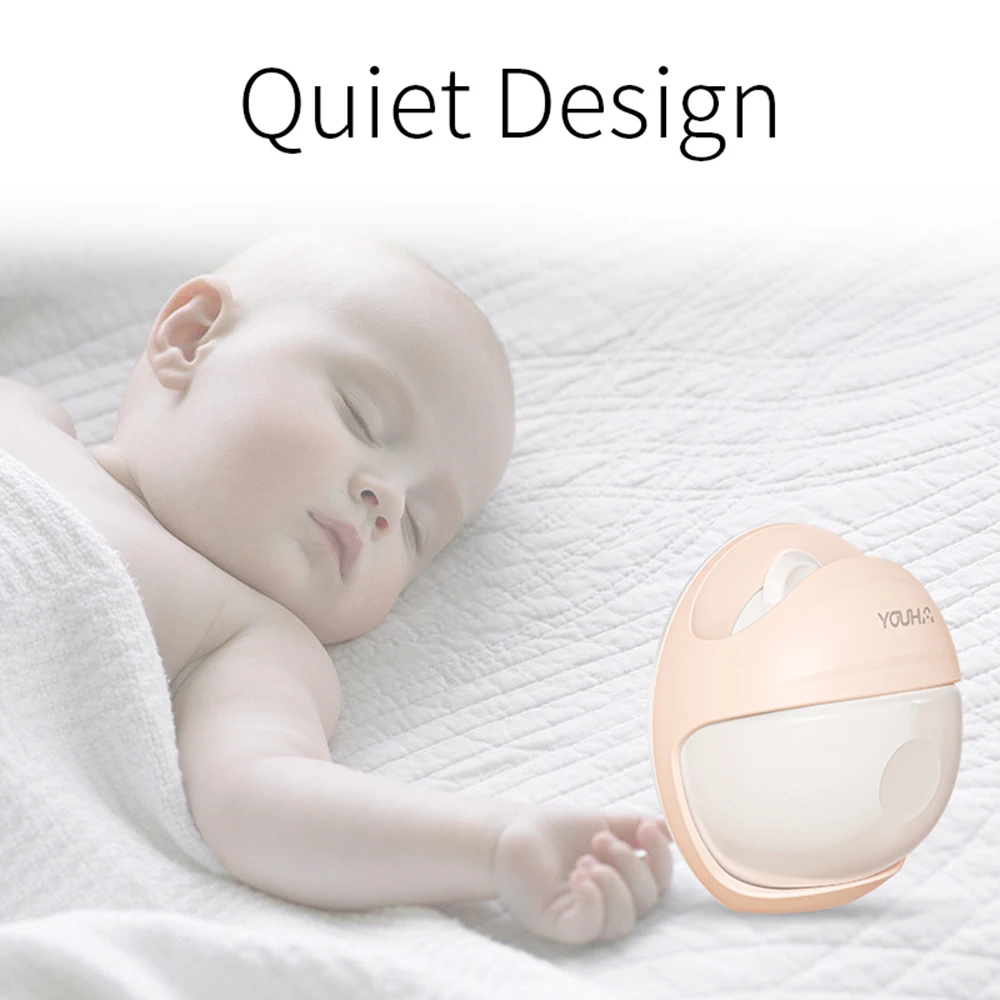 YOUHA Wearable Breast Pumps Milk Saver for Breastfeeding Manual Breastmilk Collector Silicone  Milk Catcher for Collecting 5