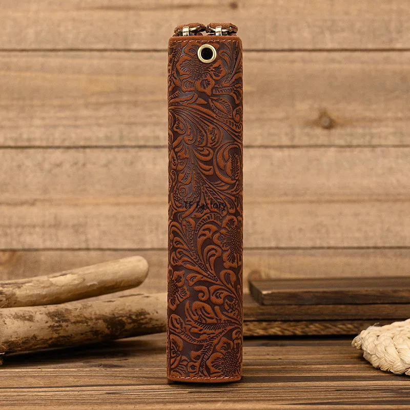 Premium Leather Long Wallet with Money Clip