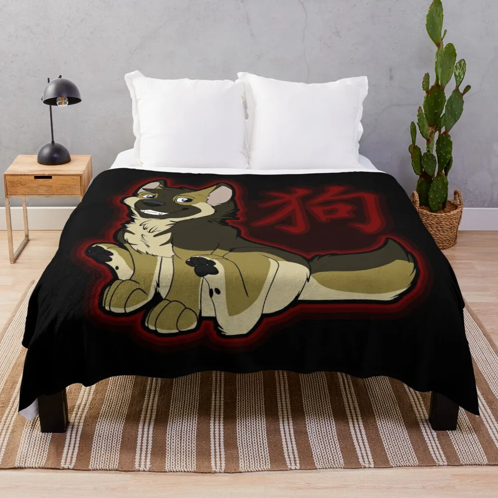 

Year of the Dog Throw Blanket Giant Sofa Blanket