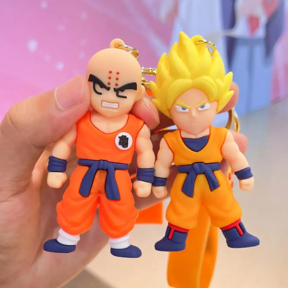 Anime dragon ball z son goku kakarotto vegeta super saiyan dos desenhos  animados chaveiro boneca chaveiro saco chaveiro carro acessórios presentes  brinquedos - AliExpress