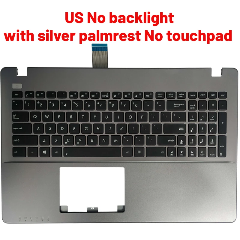 Russo Eua Teclado para Notebook para Asus X552 X552c X552mj X552e X552ea X552ep X552l X552la X552cl R510l R510c R513 Palmrest Superior - Imagem 6