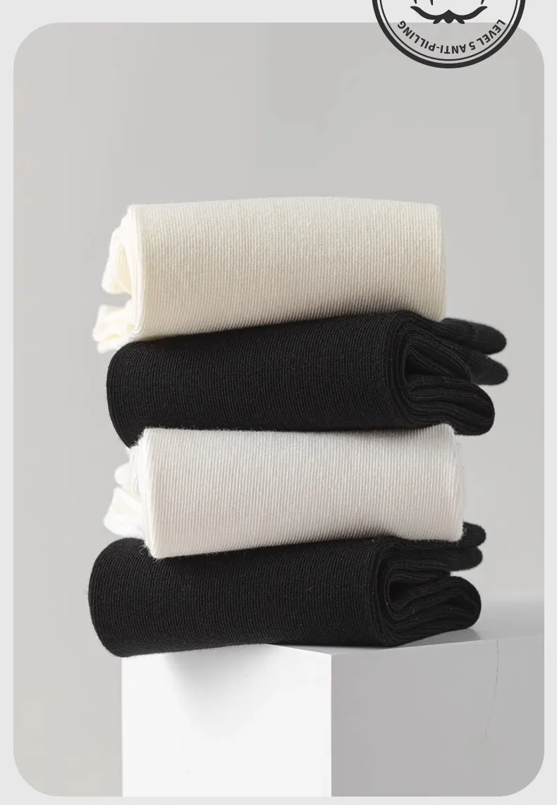 5 Paar antibakterielle Baumwoll-Socken für Damen, geruchshemmend, atmungsaktiv, schweißabsorbierend, weiche Heimsocken, vier Jahreszeiten, Neu 2026 – Detail 7
