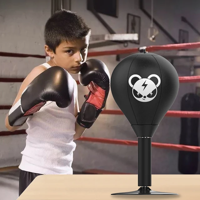 Sac De Boxe En Pu Pour Enfants Et Adultes, Balles De Réflexe