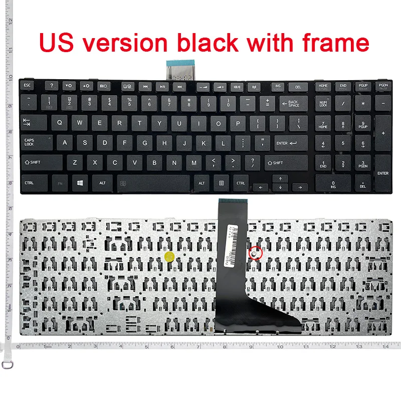 Clavier AZERTY Français Original Pour Toshiba Satellite C70-C-11L - Noir - Neuf Sous Emballage - Pièce De Rechange