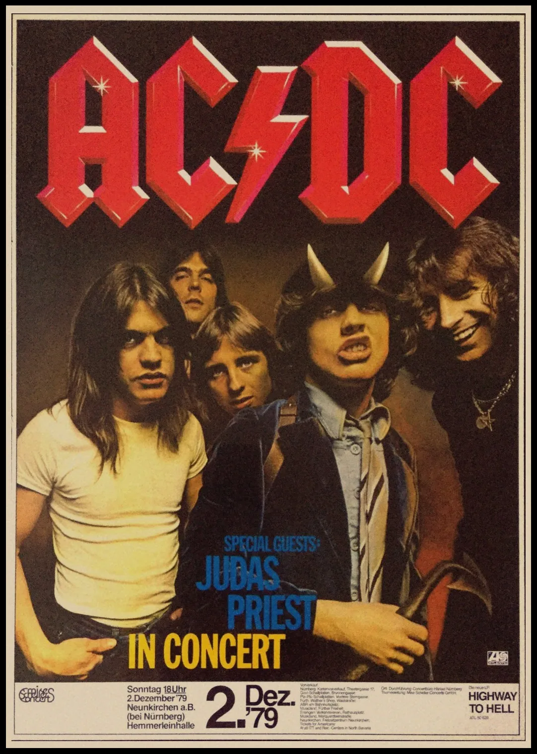 29 Designs AC∕DC Band Retro Poster Rock Home Decal Wall Sticker Kraft Paper Posters Coffee House Bar
