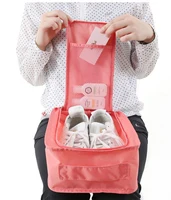 Portable Oxford Folding Shoe Storage Bag Travel Organizer