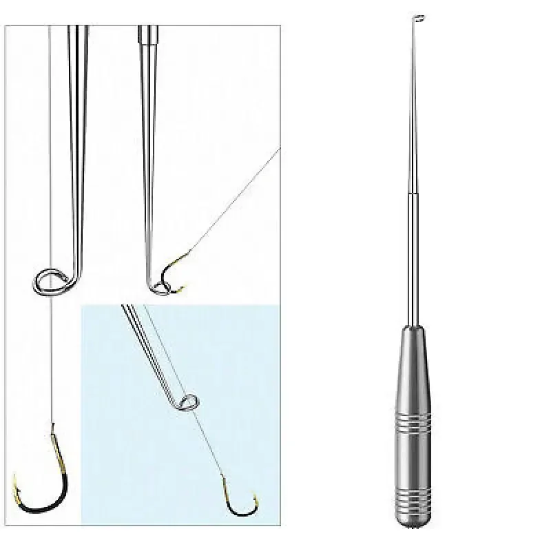 Stainless Steel Fishing Hook Remover Tool for Safe Hook Extraction