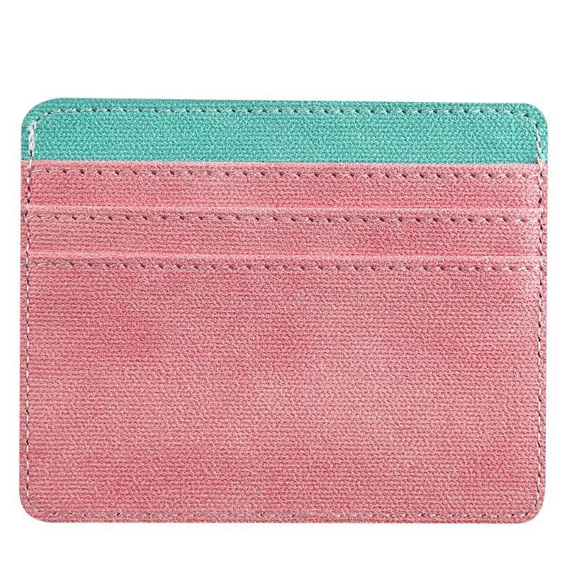 PU thin card holder multi-purpose student card holder female bank card holder credit card holder portable holder