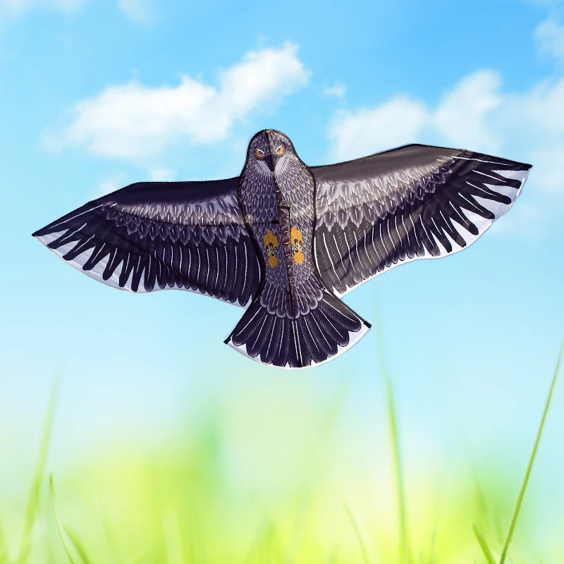 YongJian 2m Giant Eagle Kite With 100m kite string Flying Bird Kites Outdoor Fun Sports Garden Cloth Toys Bird repelling kite eagle kite