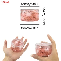 120ML Jelly Cube Crunchy Pre-Made Crystal Slime Kit, Super Stretchy Stress-Relief Sensory Toy, Christmas Gift Party Favors Gift 2