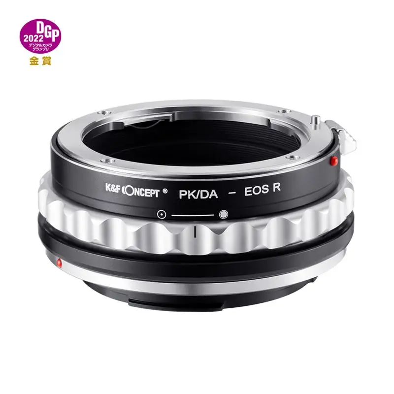 K & F Concept Pk/Da-Eos R Pk Da Lens To Eos R Rf Mount Camera Adapter Ring Per Pk Da Mount A Canon Eos R Rf R3 Rp R5 R6 Camera