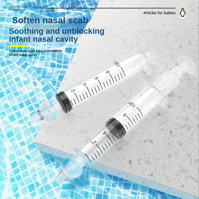 2 Pcs Baby Nose Cleaner Rhinitis Nasal Washer