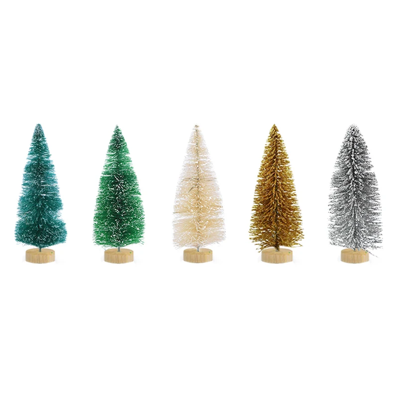 

12 DIY Pine Decorations For New Year For Children's Gifts Mini Surprised Christmas Tree Ornaments